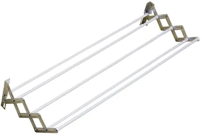 Obrázok produktu pre Nástenný sušiak na bielizeň s pantografom 120 x 28 cm – dĺžka sušiacej plochy 6 m