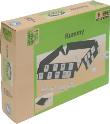 Produktbild von Natural Games Rummy, 106 Steine
