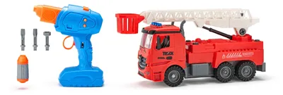 Obrázek produktu pro Auto Hasič na dálkové ovládání, stavebnice, 30cm