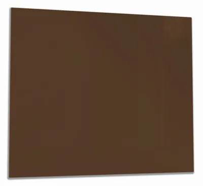 Produktbild von Wallario Herdabdeckplatte aus Glas, Größe 60 x 52 cm 1-teilig, Motiv Braun