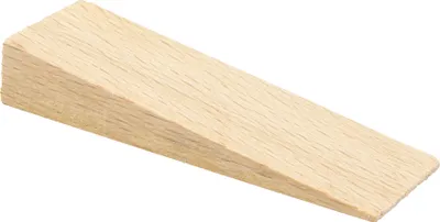 Produktbild von WAGNER Türkeil BUCHE 4tlg. - 70 x 20 x 12 mm, Buchenholz massiv, natur, zum Unterschieben, schützt Tür und Wand - 15690004