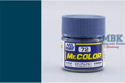 Obrázok produktu pre GUNZE GSC072 Intermediate Blue / Stredne modrá (10 ml) Lesklá