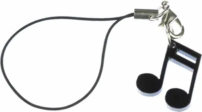 Produktbild von Noten Handyanhänger Miniblings Sechzehntel Handyschmuck Note 16tel schwarz