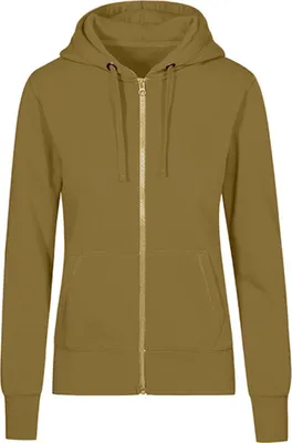 Produktbild von X.O Zip Hoodie Jacke Damen, Olivegrün, L