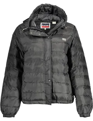 Produktbild von Stylische Damenjacke Schwarz mit Kapuze - Vielseitig und Funktional