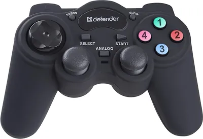 Immagine prodotto di Defender Game Racer Turbo RS3, gamepad a 12 tasti, USB, nero, vibrante, Windows XP/Vista/7