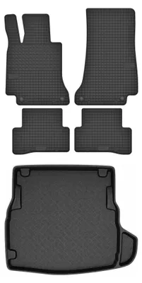 Obrázek produktu pro Gumové autokoberce SolidTread + vana kufru pro: Mercedes-Benz třída C W205 2015- sedan 5 ks