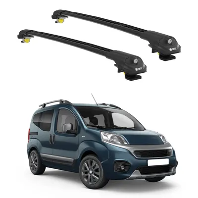 Immagine prodotto di TURTLE Portapacchi AIR-1 FIAT FIORINO ALL 2008 - 2024 Barre in tubo , Nero