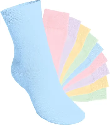 Produktbild von Footstar EVERYDAY! 10 Paar Kinder Socken - Pastell 27-30