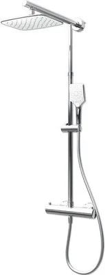 Produktbild von Duschsäule inkl. Thermostat Schulte Classic eckig White Style D96414 02