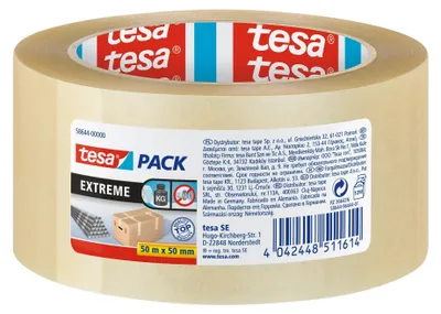 Imagen del producto de TESA Extreme, transparente, embalaje, 50 metros, 50 mm, 1 unidad