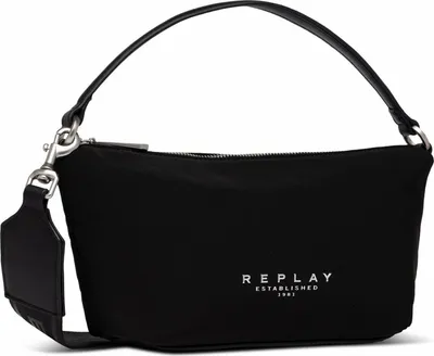 Image de REPLAY sac à épaule sac à épaule bandoulière Shoulder Bag Black noir
