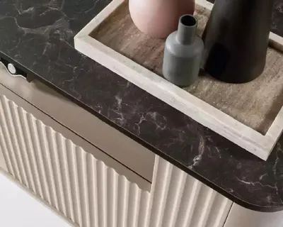 Produktbild von Luxus Kommoden Schrank Wohnzimmer Holz Design Sideboard Möbel Kommode Anrichte