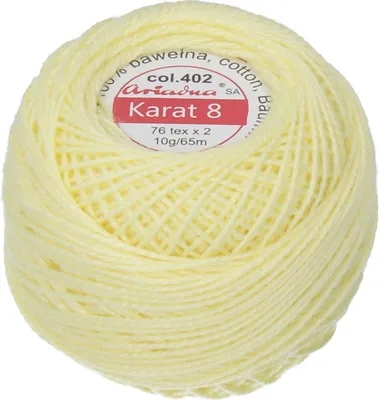 Obrázek produktu pro Háčkovací příze Karat 8 10 g - 1502