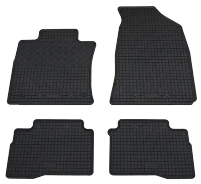 Gummifußmatten Set 4-teilig für SsangYong Tivoli (2015-, inkl Grand), schwarz