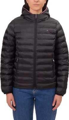 Produktbild von TOMMY HILFIGER - Damen Daunenjacke mit abnehmbarer Kapuze - Größe L