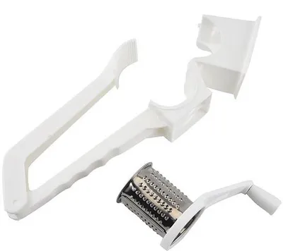 Immagine prodotto di Mini grattugia in plastica, grattugia rotante manuale per formaggio, mini grattugia per formaggio in plastica