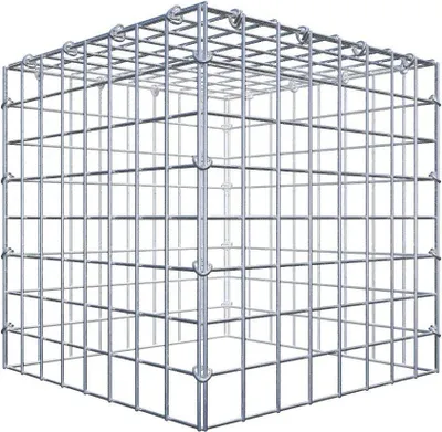Produktbild von Anbaugabione Typ 3 40 cm x 40 cm x 40 cm (L x H x T), Maschenweite 5 cm x 5 cm, C-Ring