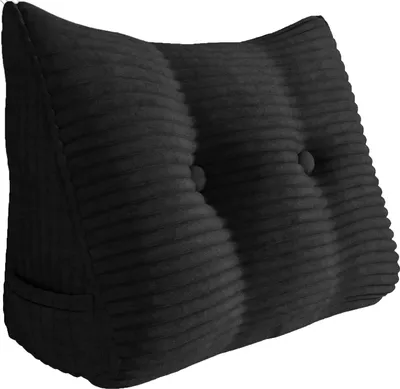 Zdjęcie produktu dla Duża ergonomiczna poduszka klinowa pod zagłówek ze sztruksu, poduszka do czytania, poduszka klinowa, poduszka na plecy, poduszka wypoczynkowa, poduszka dekoracyjna