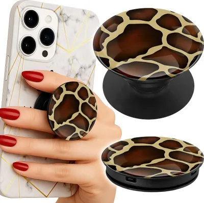 Immagine prodotto di Supporto telefono Popsocket per dito / stand - PLAMKI MODNE KOBIECE WZORY