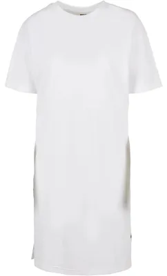 Produktbild von Urban Classics - T-Shirt-Kleid Seitenschlitze für Damen TN261 (M) (Weiß)
