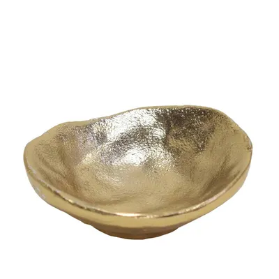 Immagine prodotto di Ciotola FORLEYET alluminio ottone L:8.5cm L:8cm H:3cm fatta a mano