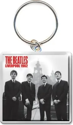 Produktbild von The Beatles - "In Liverpool" Schlüsselanhänger Fotoausdruck RO6237 (Einheitsgröße) (Schwarz/Weiß/Rot)