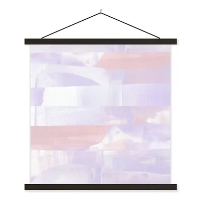 Produktbild von MuchoWow® Textilposter Pastell - Farbe - Gestaltung 120x120 cm mit schwarzem Rahmen - Aufhängungsset