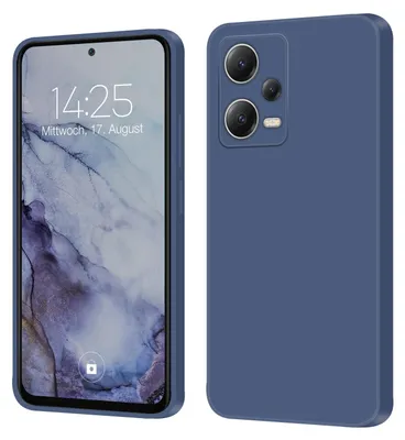 Produktbild von Hülle für Xiaomi Redmi Note 12 Pro 5G Case Cover Bumper Smartphone Softgrip Schutzhülle Farbe: Lavendelblau
