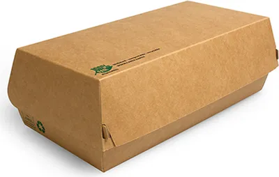 Produktbild von PAPSTAR Baguettebox "pure" Maße: 220 x 105 x 75 mm 25 Stück