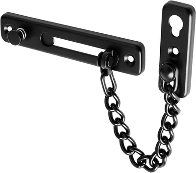 Imagen del producto de Cerradura de acero inoxidable, de 180 mm, con pestillo de resorte, color , para mayor seguridad en puertas de entrada