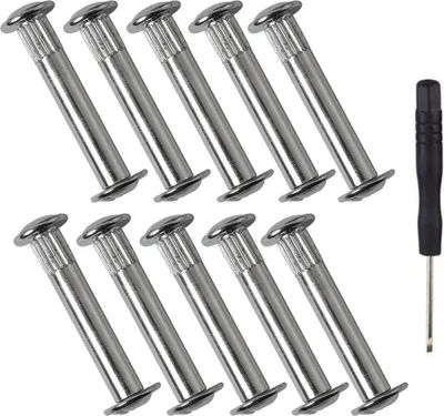 Produktbild von 150 Stück Möbelverbinder,M4 x 31-40 mm,Hülsenschrauben,Möbelschrauben,Schrankverbinder,Verbindungsschrauben,mit a Phillips Screwdriver,für Türgriffen, Möbel,Schränken,Holzbrettern