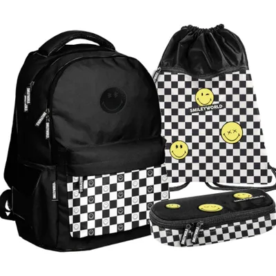 Immagine prodotto di Zaino scolastico Paso GITTER - Set da 3 pezzi