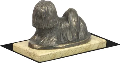 Produktbild von Lhasa Apso, Lhasaterrier, Löwenhund - Hundestatue, Hundesilhouettefigur, Trophäe für die Hundeausstellung der Marke Art-Dog