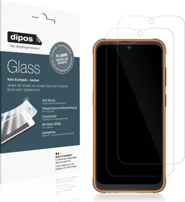 Produktbild von 2x Schutzfolie für Blackview BV5200 Pro - Anti-Shock 9H Folie dipos Glass Kunststoffglas