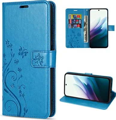 Produktbild von Hülle für Xiaomi Redmi 15 4G / 5G Handy Tasche Handyhülle Wallet Case Flip Cover Blau