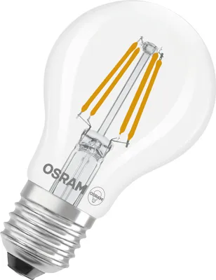 Obrázek produktu pro OSRAM LED Retrofit CLASSIC A ve tvaru A, LED žárovka, sklo, čiré, 3,4 W, 470 lm, 4000 K, CRI 80