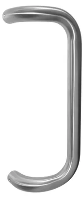 Image de Poignée de tirage Diamètre 32 mm - Entraxe=350 mm - INOX 304 Laqué RAL 9005 Noir Mat