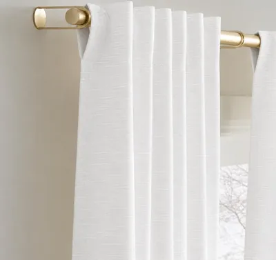 Immagine prodotto di Pannello per tenda in cotone con passanti superiori, set da 2, 127 x 244 cm