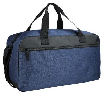 Image de Derby Of Sweden - Sac de voyage pour le week-end, motif texturé ET586 (taille unique) (bleu marine mélangé)