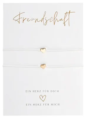 Produktbild von 2 Stück Freundschaftsarmband, Freundschafts-Armbänder für 2 Beste Freundin Gesch