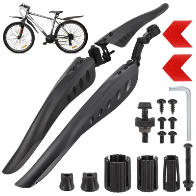 Immagine prodotto di Set di parafanghi per biciclette da 24-29 pollici, con adesivi riflettenti