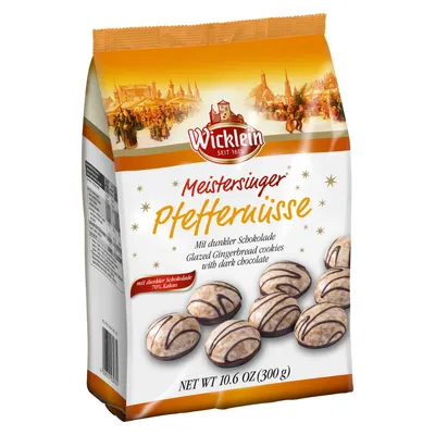Obrázek produktu pro Wicklein Meistersinger pepřové oříšky s hořkou čokoládovou polevou 300g