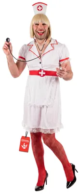 Produktbild von Fun Shack Krankenschwester Kostüm Herren, Halloween Kostüm Herren, XL