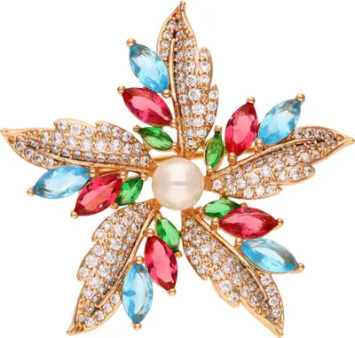 Image de Broche Joella pour femme - or, taille unique