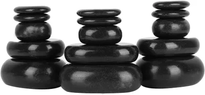 Produktbild von Hotstone-Set, 20 Basalt-Massage Steine, Set für Anfänger