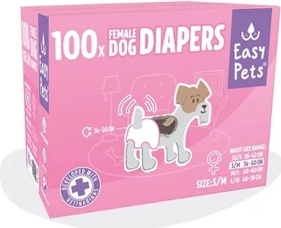Zdjęcie produktu dla Pieluchy dla psów Easypets – suczki