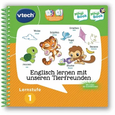 Produktbild von Lernstufe 1 - Englisch lernen mit unseren Tierfreunden 3D