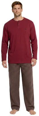 Immagine prodotto di Pigiama uomo Kisses&Love a maniche lunghe in cotone KLP8