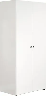 Produktbild von trendteam Garderobe Basics Kleiderschrank, Weiß Nachbildung, B/H/T ca. 81/176/51 cm